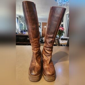 Brown Leather Boots